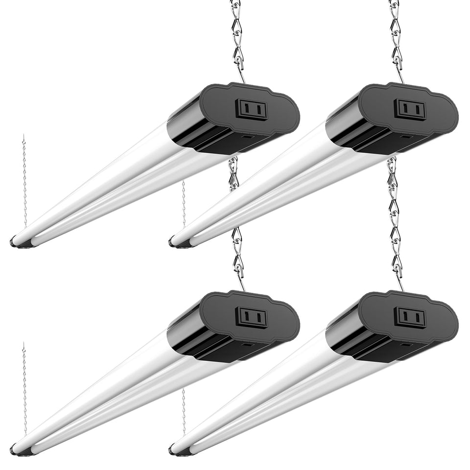BBOUNDER linkable LED shop light 4ft illuminates workspaces with bright daylight