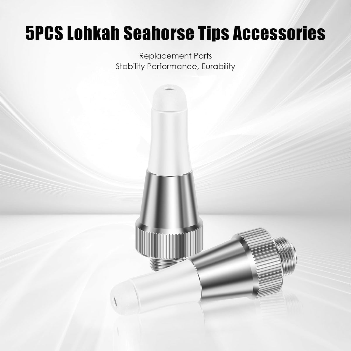 BBYIYOOT Seahorse Tip I/1.0 assembly for tool-free replacement showing snug-fit design.
