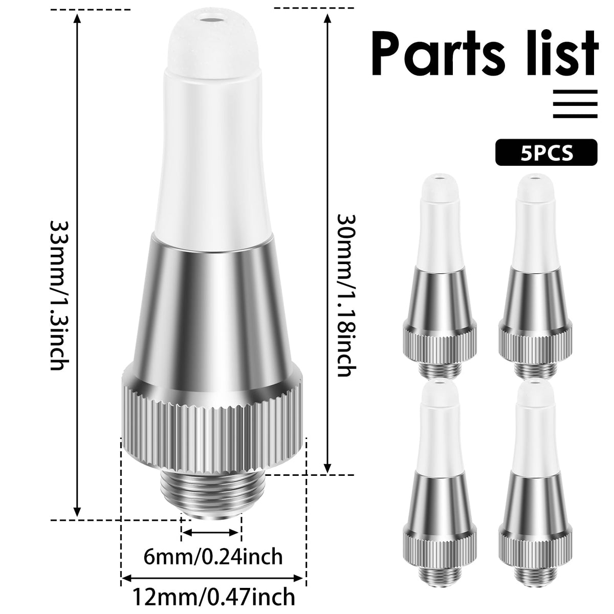 BBYIYOOT Seahorse Tip I/1.0 replacement process steps illustrated for quick changes.
