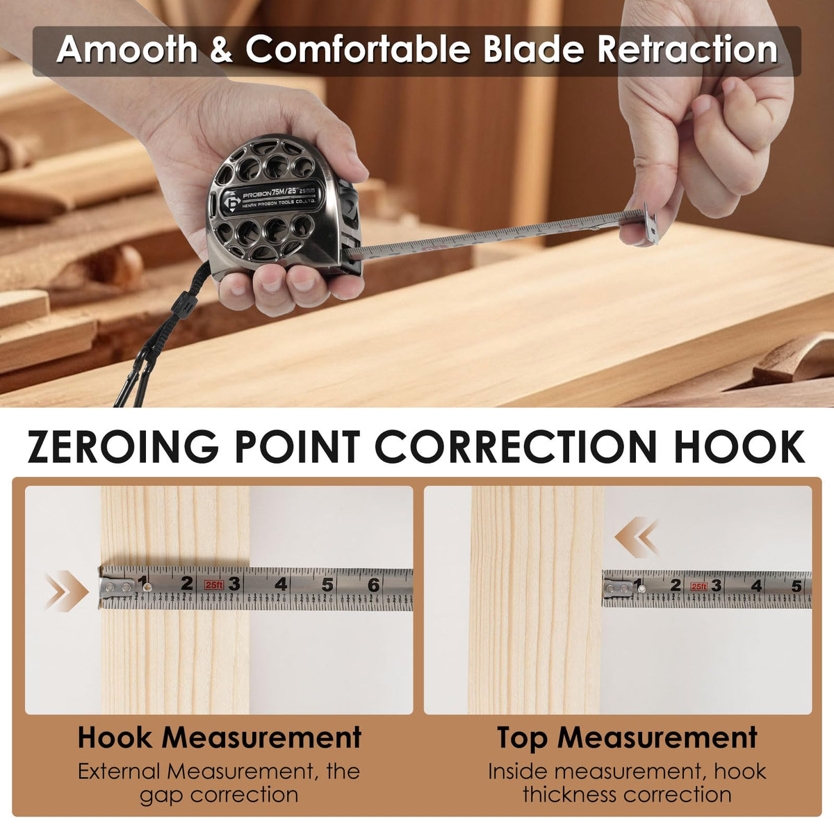 BBYIYOOT stainless steel core with ABS shell for durable use.
