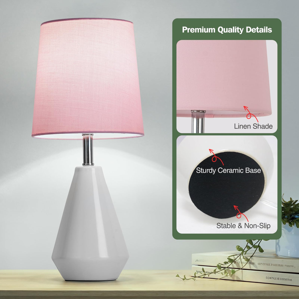 Bdayanx bedside lamp in 6000K cool mode suitable for focused work.