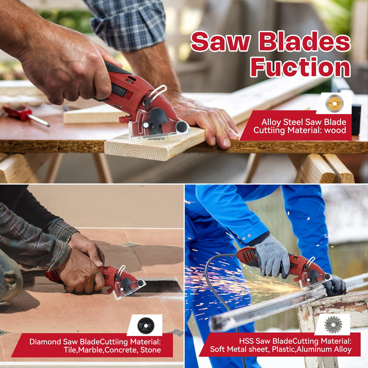 BDJHMP 6 blade set ready for versatile cuts in wood and drywall