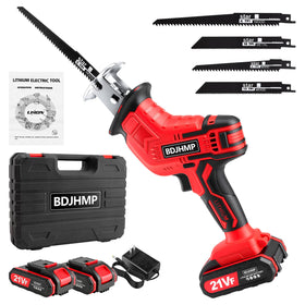 BDJHMP cordless reciprocating saw front view for smooth wood cutting