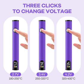 BDJHMP LED display shows battery and temperature for precision control.