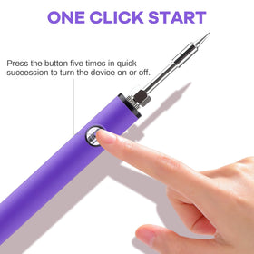 BDJHMP portable pen design fits comfortably in one hand during use.