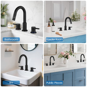 BDJM dual spray modes provide gentle streaming or powerful rinse options.