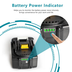 Bdreer LED charge indicator shows remaining power for planning recharges