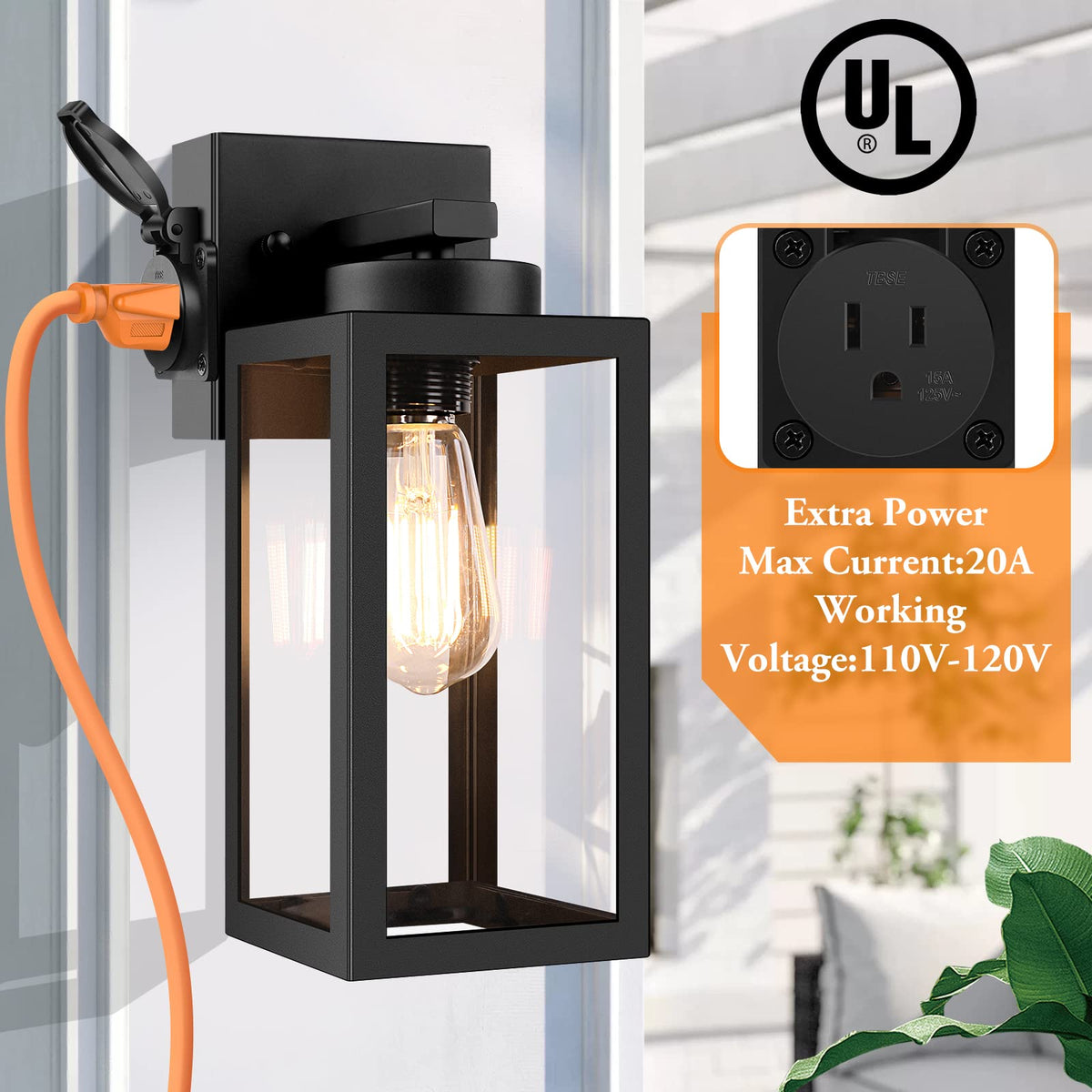 BDROFN outdoor wall light waterproof and rust-resistant for year-round durability