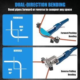 Beaiguna aluminum pipe bender offers durable, long-lasting use.