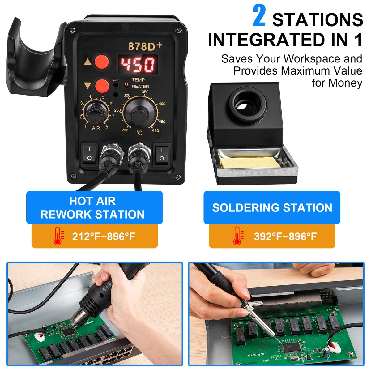 Beaiguna dual-control panel close-up, independent temperature management.