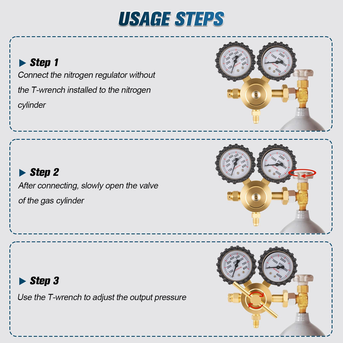 Beaiguna regulator brass construction designed for durability