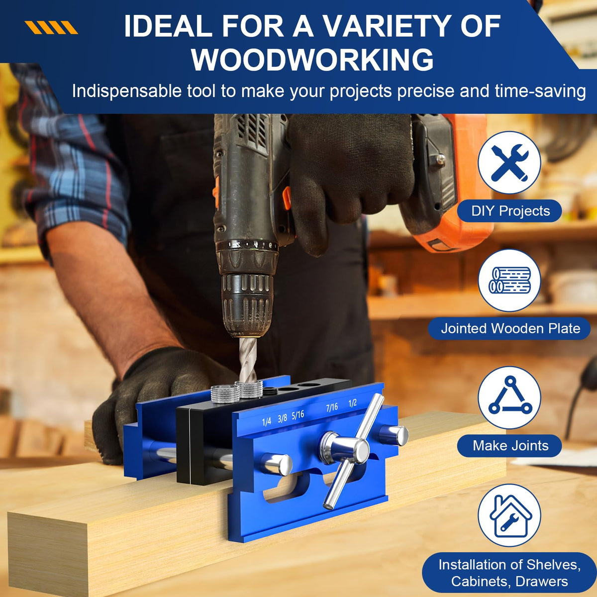 Beaiguna jig kit suitable for mortise and tenon applications in woodworking.