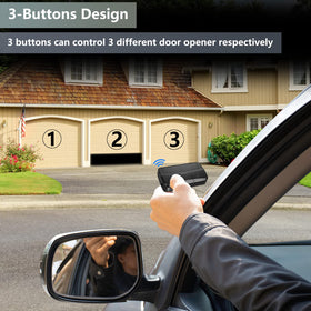 BeanKOneal remote with up to 200 ft range for in-car entry.