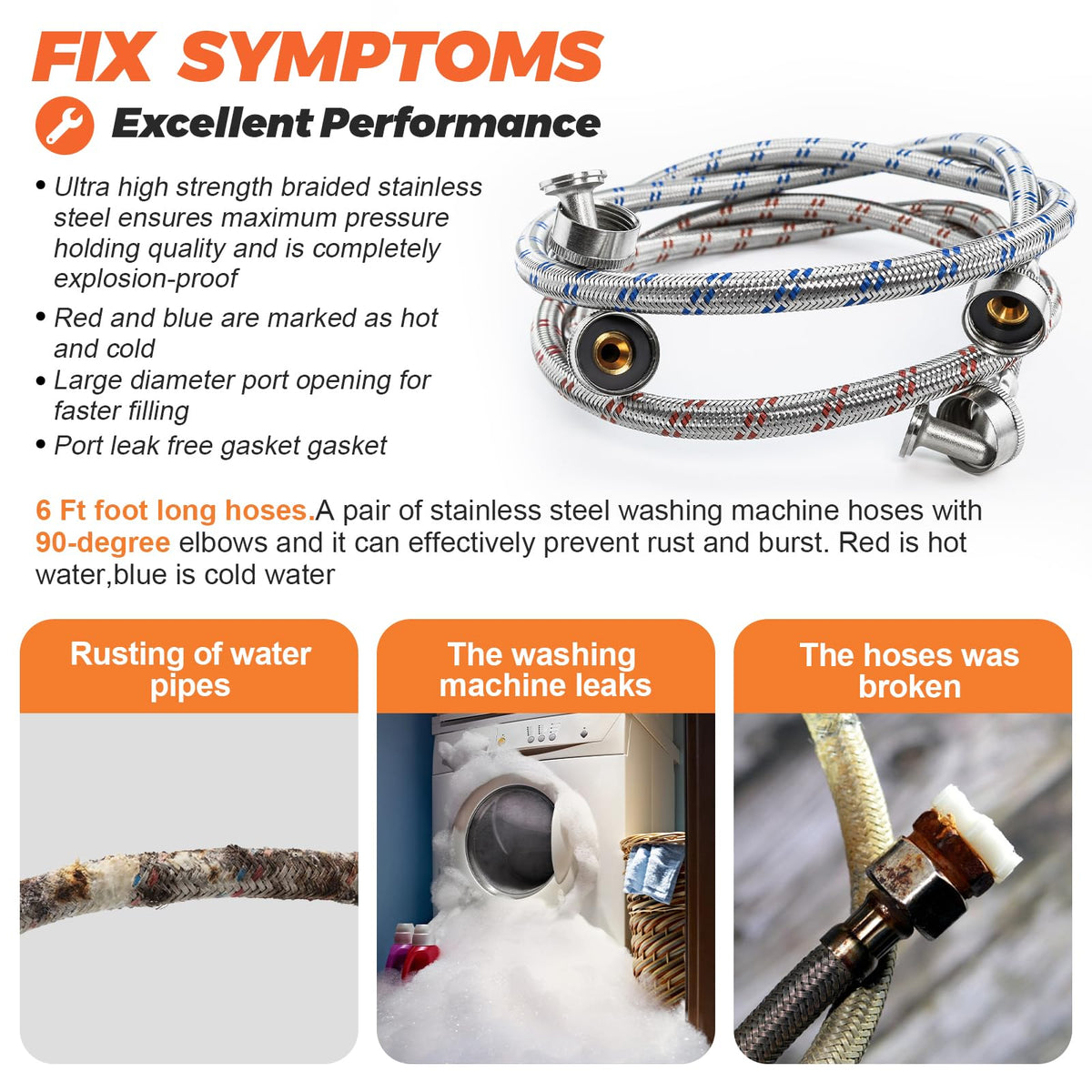 Beaquicy 90-degree elbow end simplifies installation near the wall.
