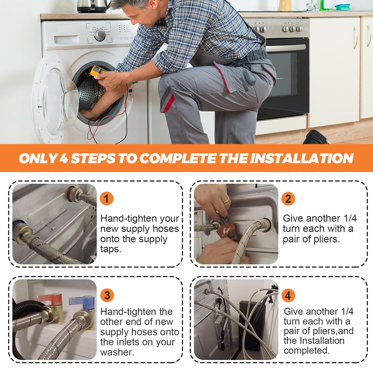 Beaquicy includes washers and gaskets for secure seals
