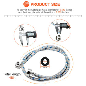 Beaquicy 3/4 inch female thread connection fits most washers