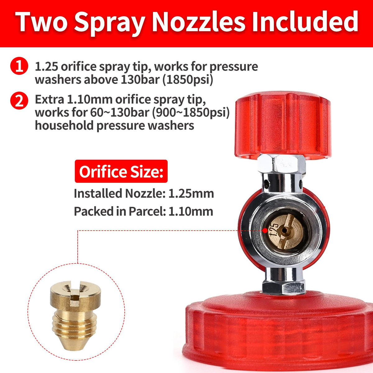 Bear Force clip nozzle holder keeps tips organized and ready