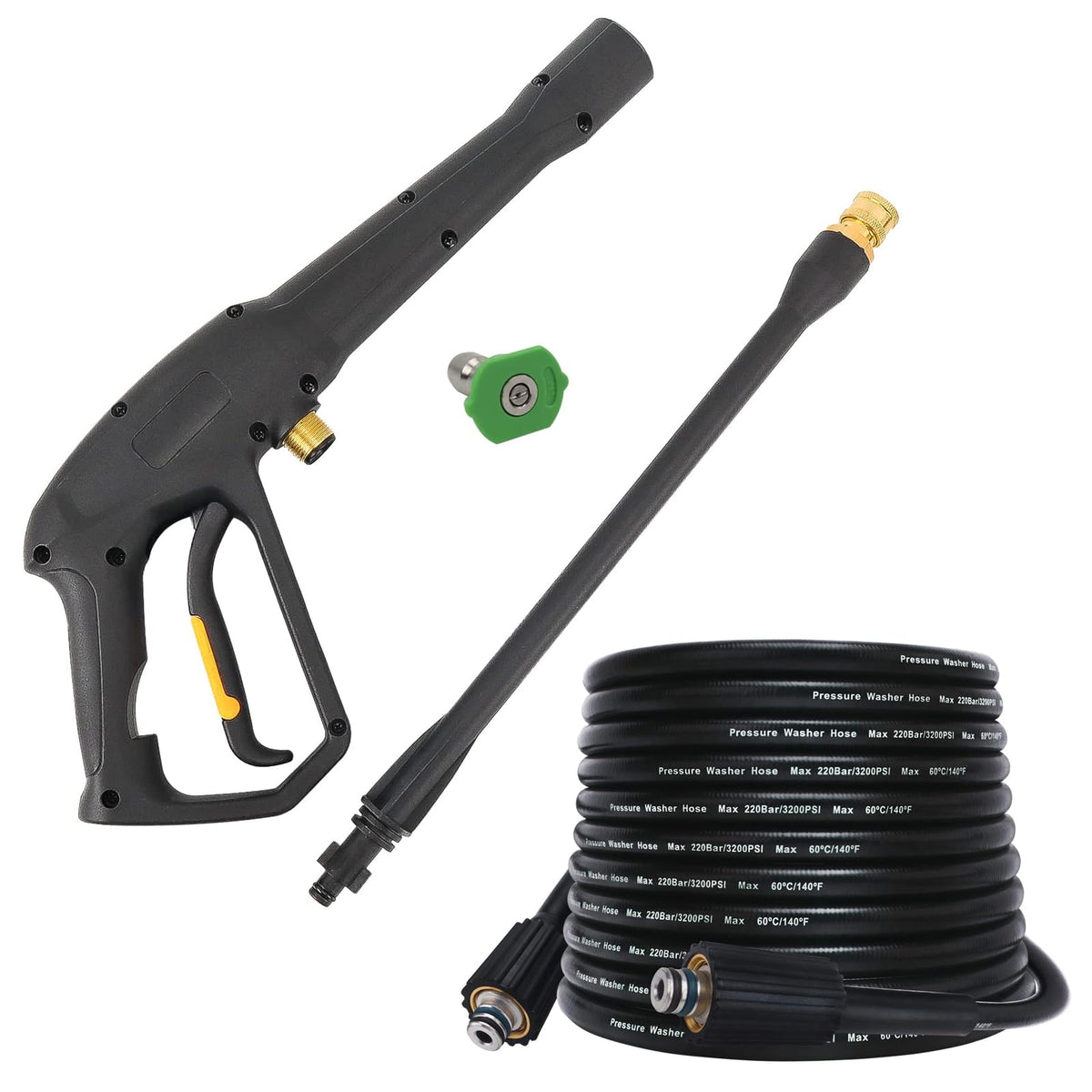 Bear Force replacement spray gun with ergonomic grip for precise control.
