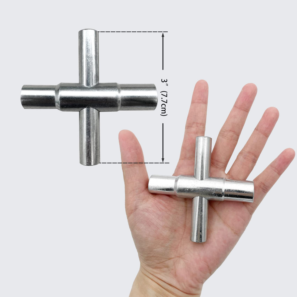BearHut durable steel 4-pack sillcock keys for multiple setups.