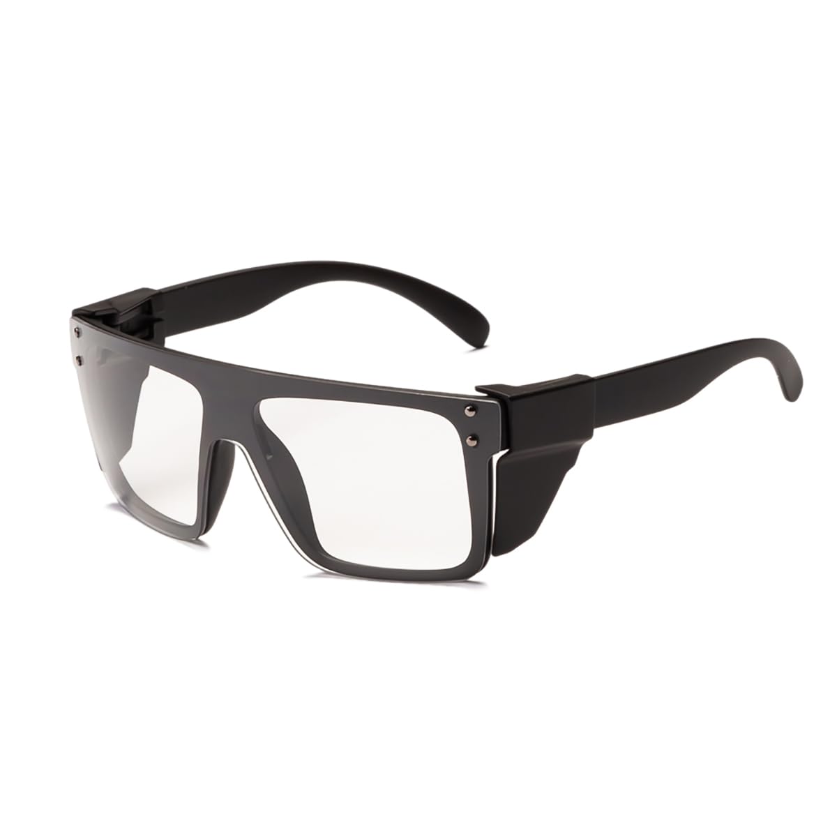 BEASVFE ANSI Z87 safety glasses with matte black frame for reliable protection