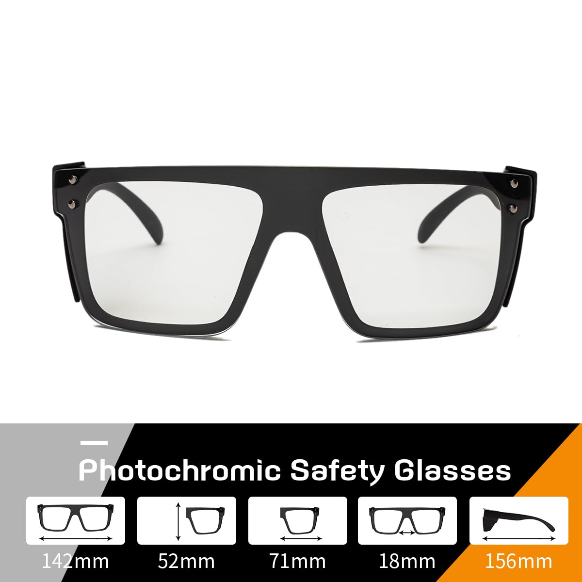 BEASVFE removable side shields add extra peripheral protection when needed