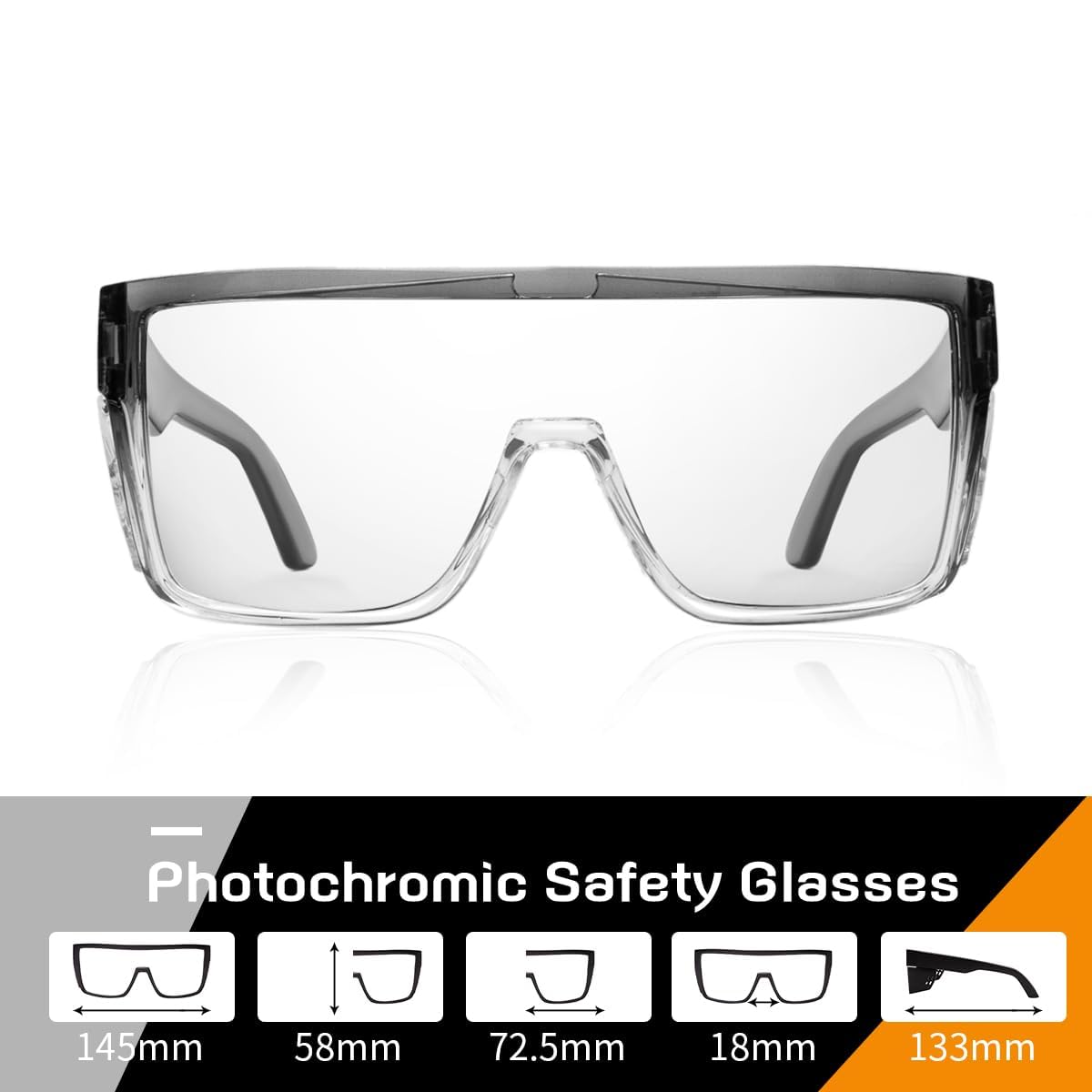 BEASVFE Wraparound design delivers comprehensive eye coverage.