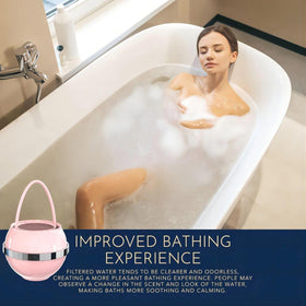 Beati Faucet Bath Filter easy installation on a tub faucet