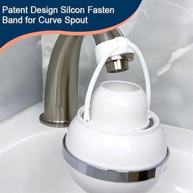 Beati Faucet easy installation fits most tub faucets.