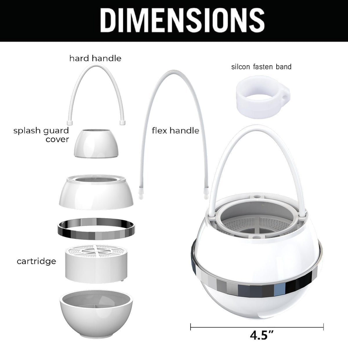 Beati Faucet filter cartridge change for fresh water.