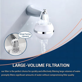 Beati Faucet soft water for bath supports smoother skin.