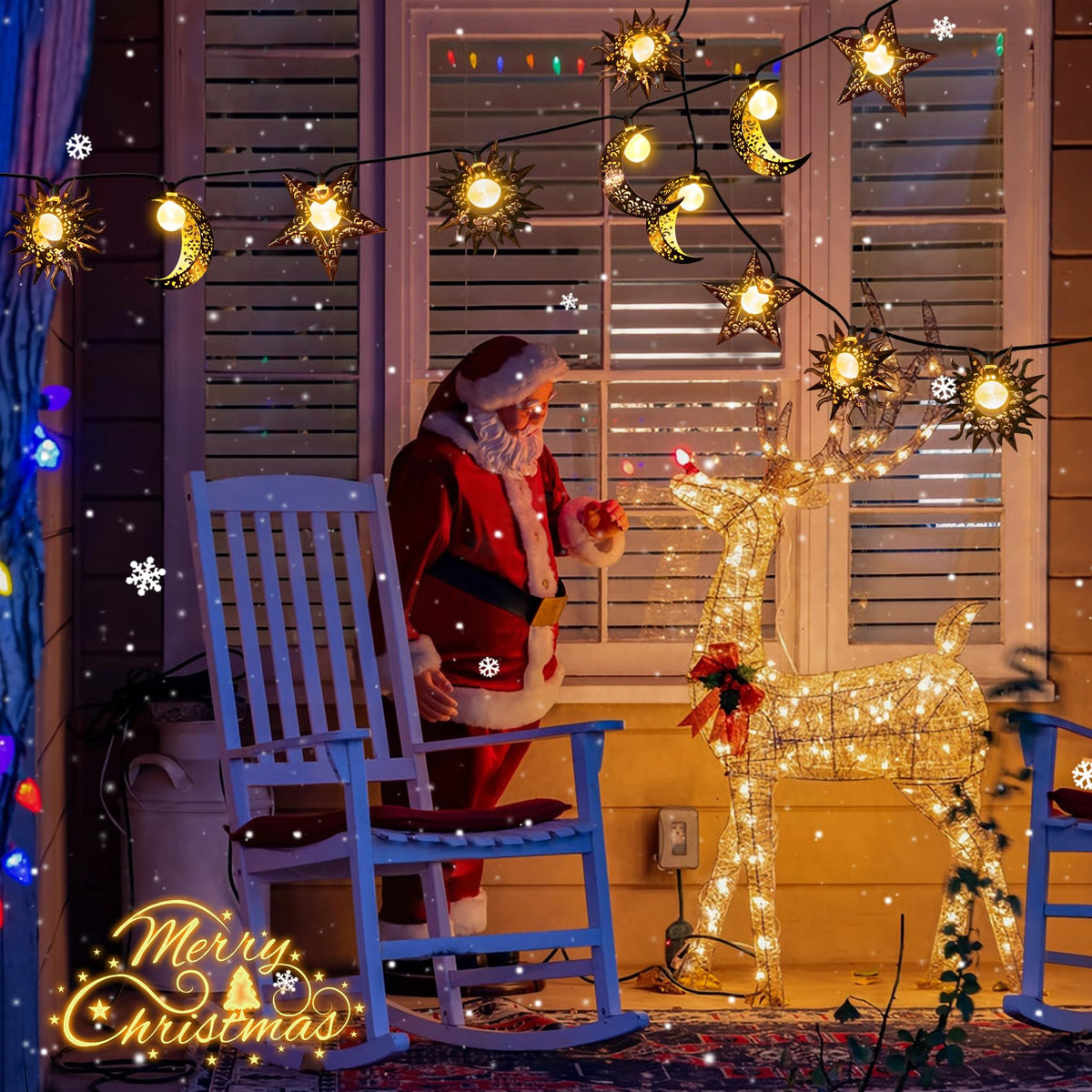 Beautyard garden patio decor lights create warm, magical evenings outdoors