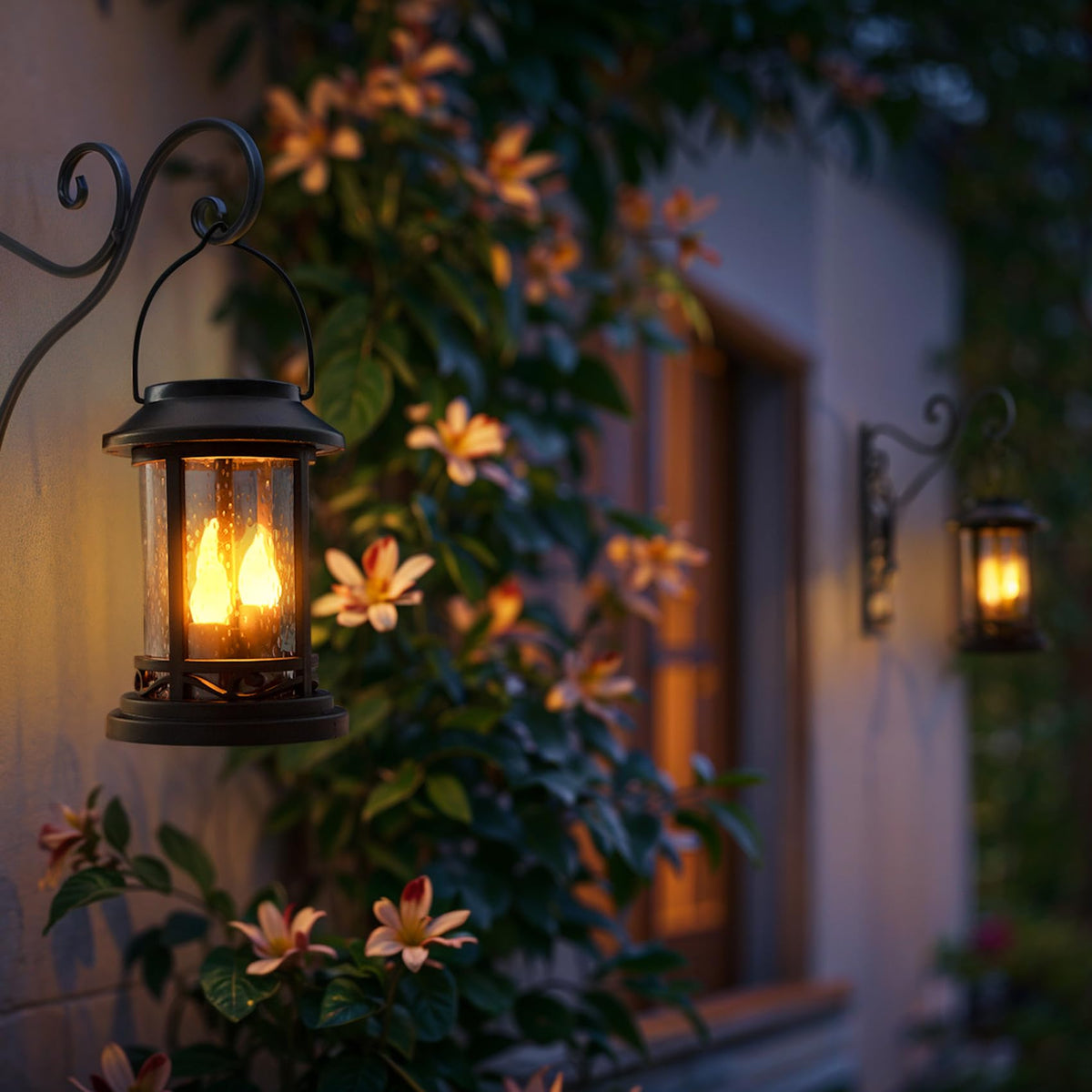Beautyard IP65 weather-resistant lanterns provide reliable year-round illumination for patios and gardens.