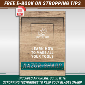 BeaverCraft 14-inch strop kit equips you to start honing today.