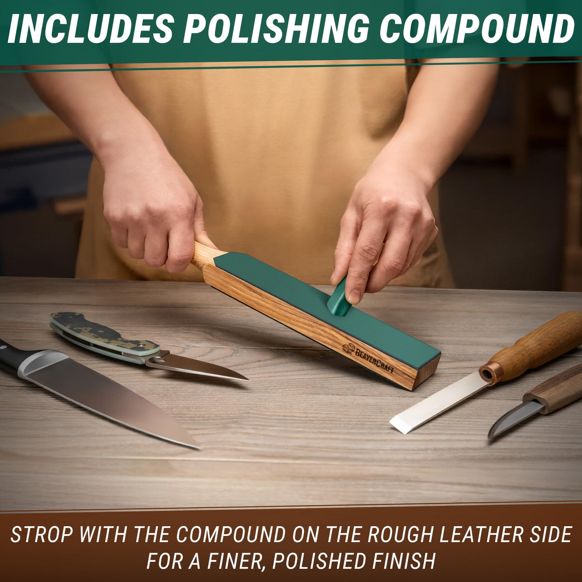 BeaverCraft professional-to-beginner friendly design supports learning sharpening skills.
