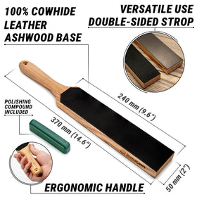 BeaverCraft stropping compound kit ready for immediate knife and chisel sharpening.