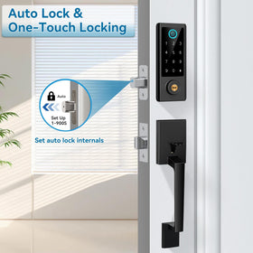 BEBASIA smart-deadbolt-with-keypad supporting multiple users.