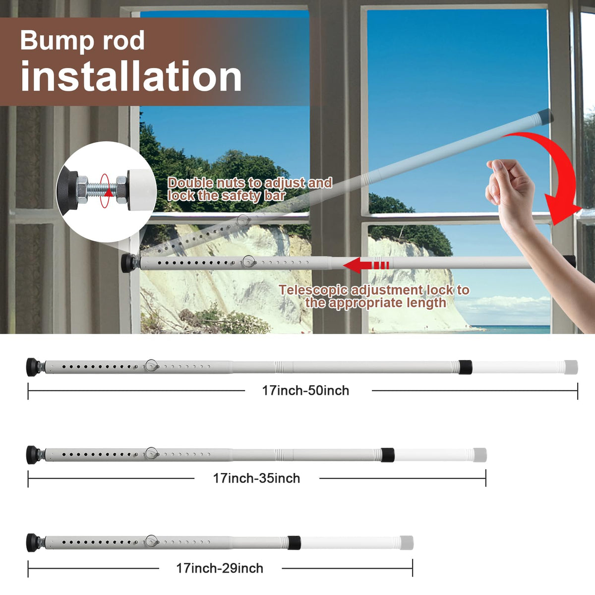 BeBecome sliding-bar-no-drill-install demonstrates tool-free setup for quick security.