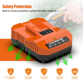 BECDXPal rugged ABS PC shell protects against drops.