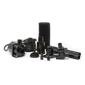 Beckett FR500 front view shows compact submersible pump for small ponds
