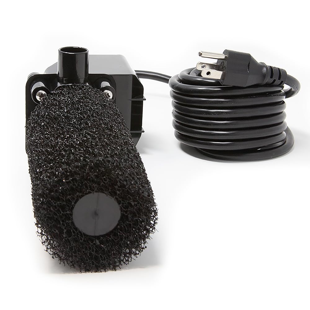 Beckett FR500 in-pond installation demonstrates simple setup for water gardens