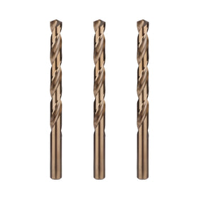 BECOLLO 1/2 inch cobalt drill bit set, front view for metalworking tasks.