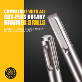 BECOLLO carbide tip YG8C boosts bit life during heavy masonry tasks.