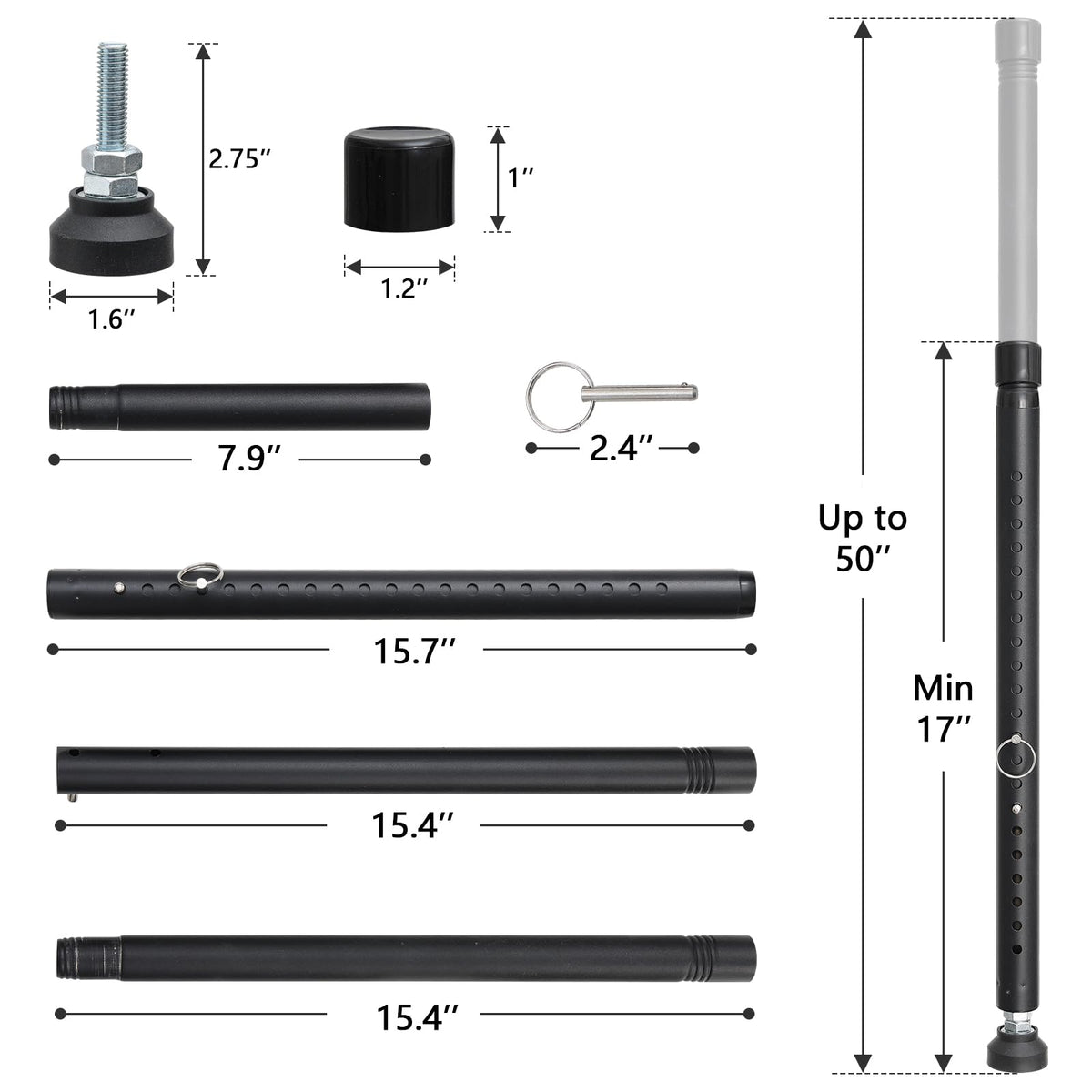 BeBecome travel-friendly security bar shown with luggage for on-the-go protection