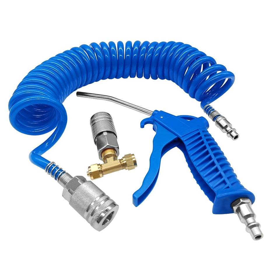 Beduan air blow gun kit with 16ft hose for versatile workshop cleaning