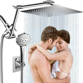 Beekim 12-inch rain shower head delivers wide coverage for a spa-like shower.