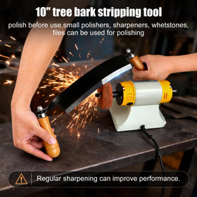 Beendou sharpening tip illustrates bevel facing up for quick edge renewal.
