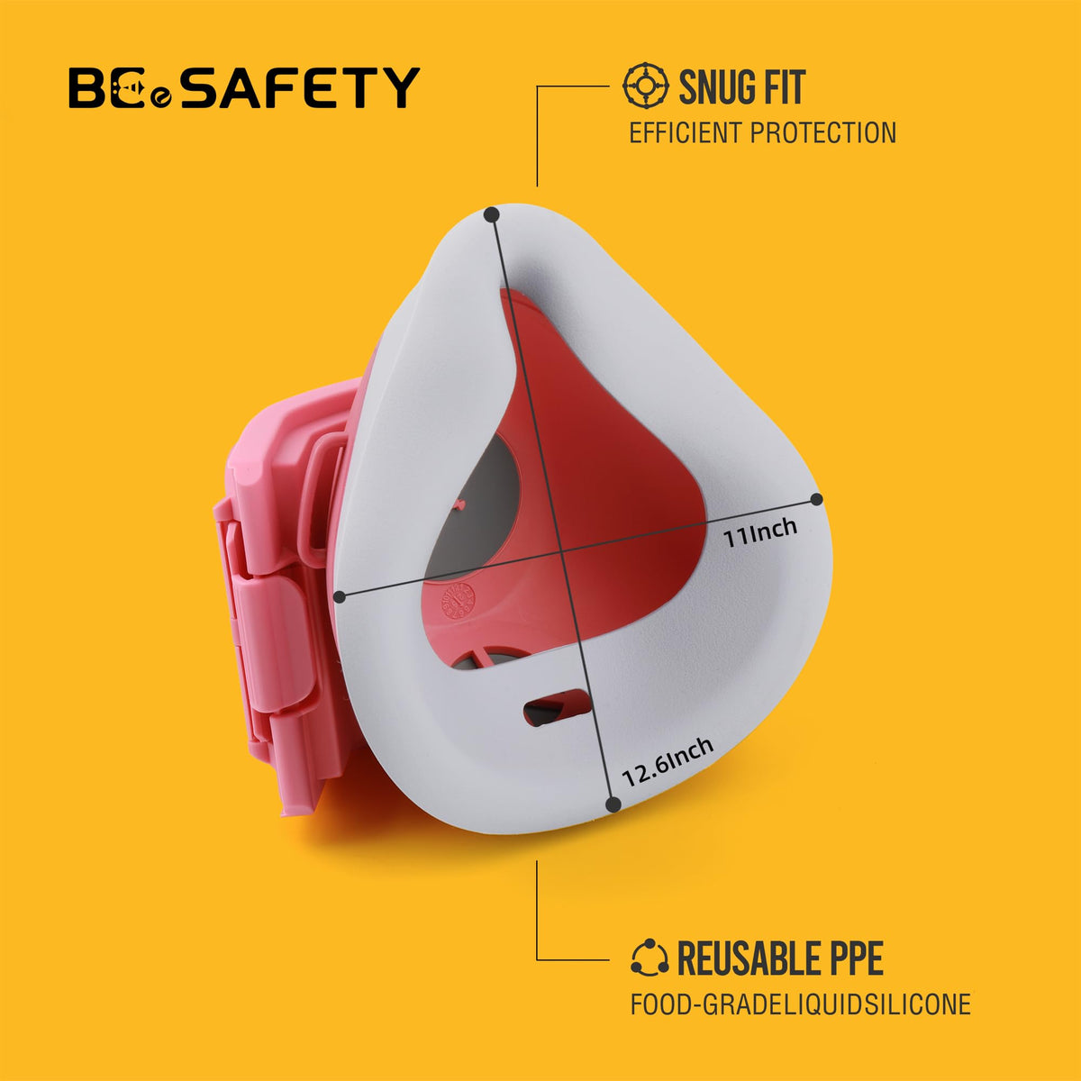 BEESAFETY six-filter cotton pads pack for dust and particles