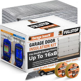 BEEST FULLSTOP insulation panel 24x48 on door for improved indoor temperature