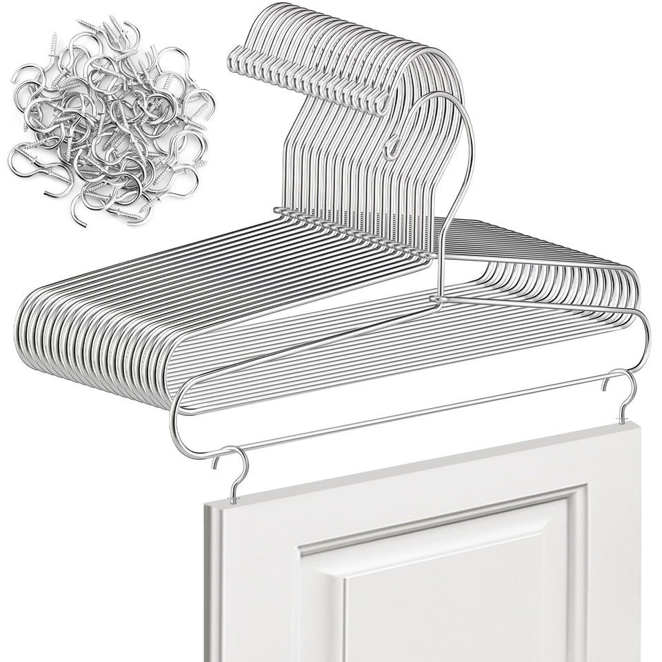 Beeveer 20-pack cabinet door painting hanger set for efficient DIY painting.