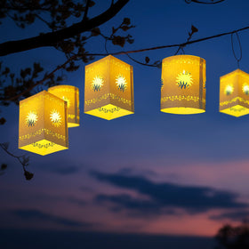 Beeveer lanterns DIY assembly kit makes decorating quick and easy for festive spaces.
